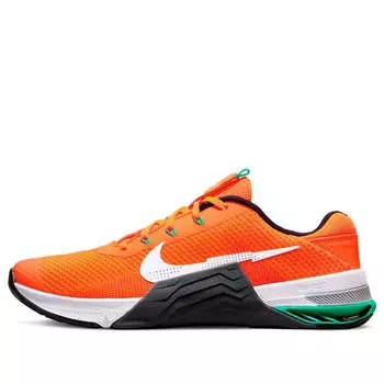 Кроссовки metcon 7 'total orange clear emerald' Nike, оранжевый