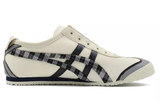 Кроссовки Mexico 66 Slip-On Deluxe Lifestyle Shoes Unisex Low-Top Black Onitsuka Tiger