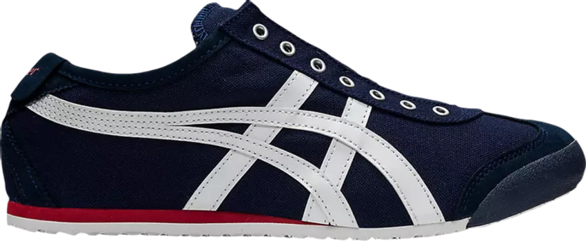 Кроссовки Mexico 66 Slip-On 'Navy Red', синий