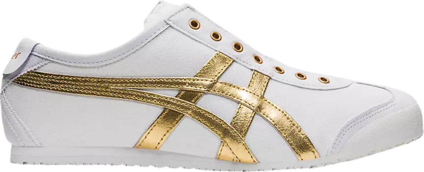 Кроссовки Mexico 66 Slip-On White Pure Gold, белый