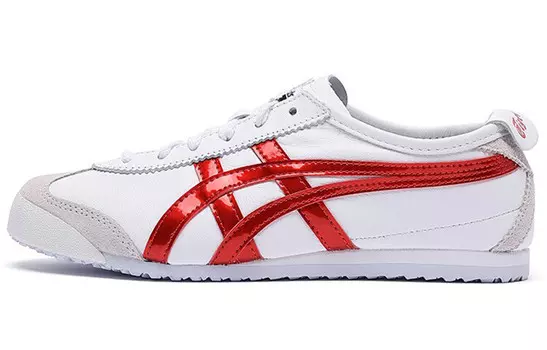Кроссовки MEXICO 66 унисекс с низким верхом белые/красные/синие Onitsuka Tiger