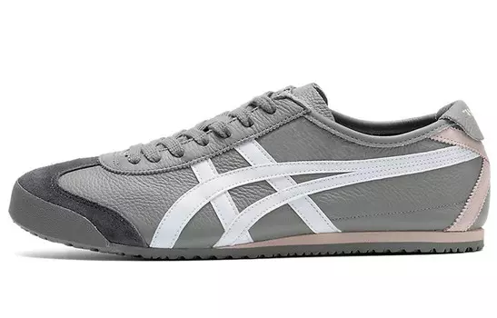 Кроссовки MEXICO 66 унисекс с низким верхом серые/белые/розовые Onitsuka Tiger