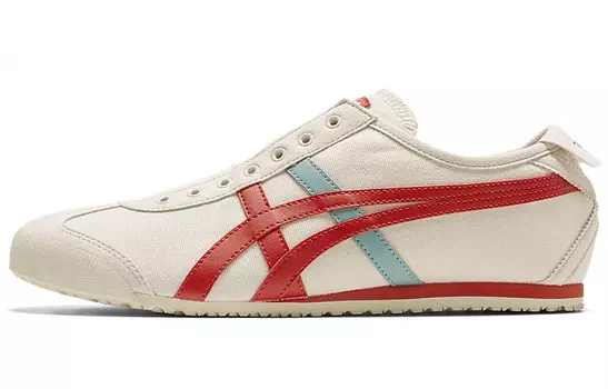 Кроссовки MEXICO 66 унисекс с низким верхом белые/красные/синие Onitsuka Tiger