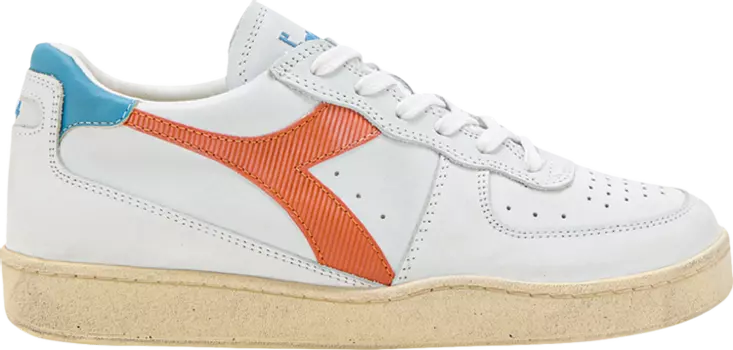 Кроссовки Mi Basket Low Used White Orange Peel, белый