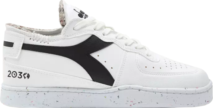 Кроссовки Mi Basket Row Cut 2030 White Black, белый