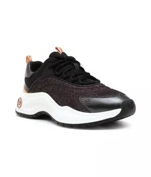 Кроссовки Michael Kors Dara с элементами кожи, черный