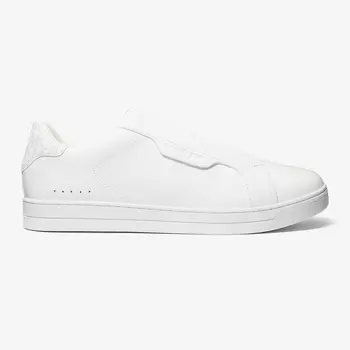 Кроссовки Michael Kors Keating Leather Slip-On, ярко-белый