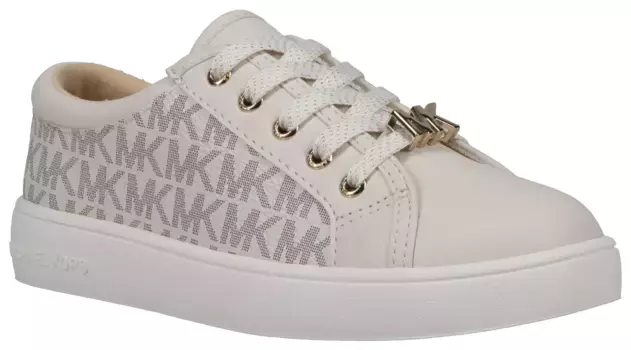 Кроссовки MICHAEL KORS KIDS "JEM MONOGRAM", с эффектным принтом MK, повседневная обувь, полуботинки, туфли на шнуровке, бежевый