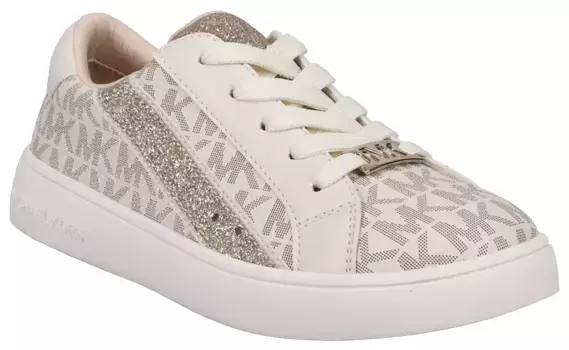 Кроссовки MICHAEL KORS KIDS "JEM SLADE", с принтом Michael Kors, повседневная обувь, полуботинки, туфли на шнуровке, бежевый