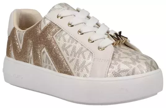 Кроссовки MICHAEL KORS KIDS "JORDANA AIRIN", с блестящими деталями, повседневная обувь, полуботинки, туфли на шнуровке, цвет Goldfarben