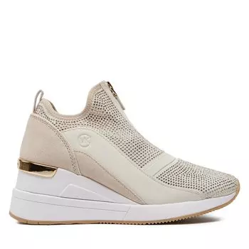 Кроссовки MICHAEL KORS Spencer 43S4SPFS4D Cream 141, экрю