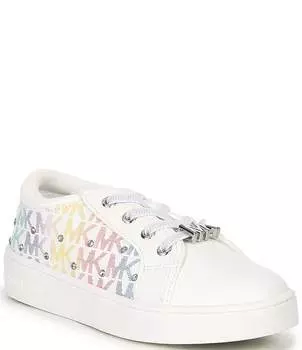 Кроссовки MICHAEL Michael Kors для девочек Jem Crystal Monogram (для младенцев), белый