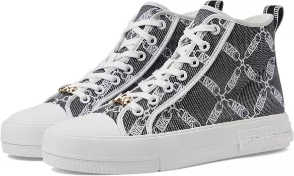 Кроссовки MICHAEL Michael Kors Evy High Top, цвет Black/Optic White