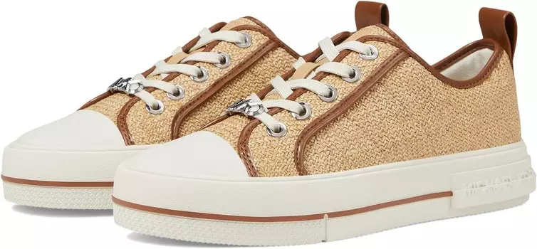 Кроссовки MICHAEL Michael Kors Evy Lace Up, цвет Natural/Luggage