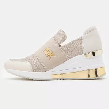 Кроссовки MICHAEL Michael Kors Felix Trainer Extreme, серо-бежевый/золотистый