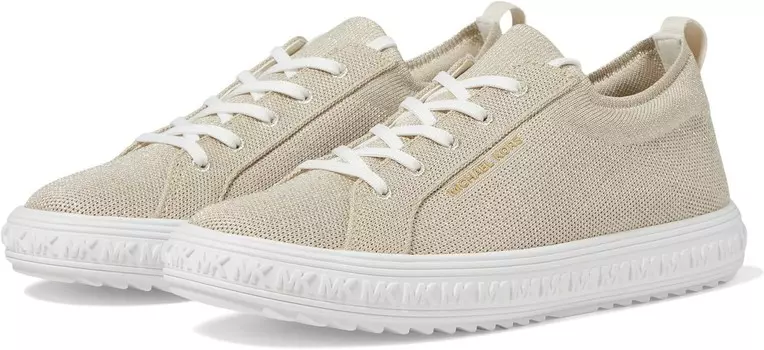 Кроссовки MICHAEL Michael Kors Grove Knit Lace Up, цвет Pale Gold