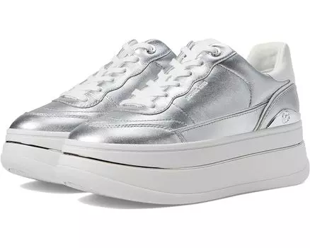 Кроссовки MICHAEL Michael Kors Hayes Lace Up, серебряный