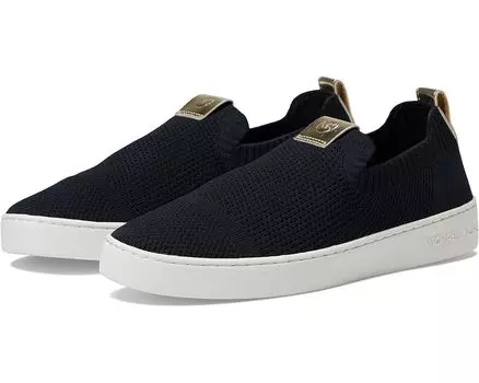 Кроссовки MICHAEL Michael Kors Juno Knit Slip-On, цвет Black/Pale Gold