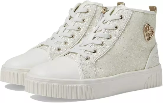 Кроссовки MICHAEL Michael Kors Kids Skate Split 3, цвет White/Glitter