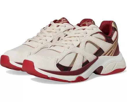 Кроссовки MICHAEL Michael Kors Leo Trainer, цвет Deep Red