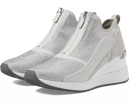 Кроссовки MICHAEL Michael Kors Spencer Wedge Trainer, цвет Light Slate