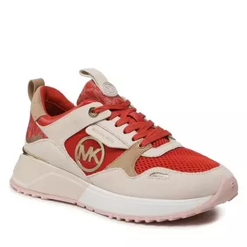 Кроссовки MICHAEL Michael Kors TheoTrainer, красный/бежевый