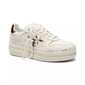 Кроссовки Micol с добавлением кожи Premiata, бежевый