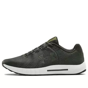 Кроссовки micro g pursuit bp low-top running shoes 'green' Under Armour, зеленый
