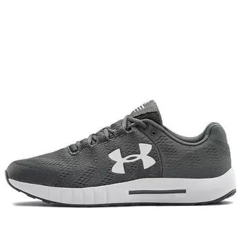 Кроссовки micro g pursuit bp 'pitch grey white' Under Armour, серый