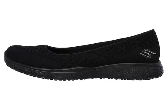 Кроссовки Microburst 1.0 Lifestyle женские с низким верхом черного цвета Skechers