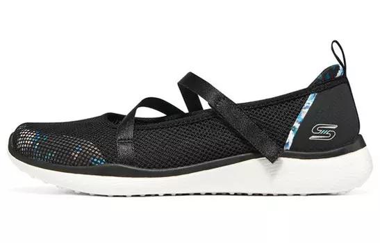 Кроссовки Microburst 2.0 Lifestyle женские с низким верхом черного цвета Skechers