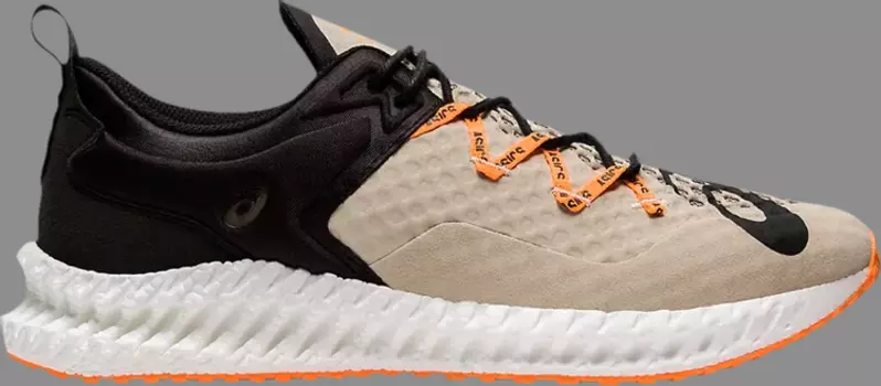 Кроссовки microflux 'putty black' Asics, загар