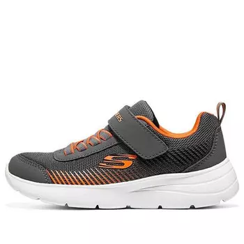 Кроссовки microspec gorza shoes 'grey orange' Skechers, серый