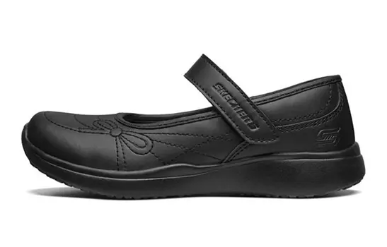 Кроссовки Microstrides Kids Lifestyle GS Low-top All Black Skechers