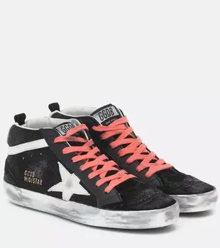 Кроссовки Mid Star Golden Goose, черный