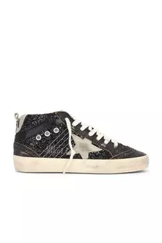 Кроссовки mid star Golden Goose, черный