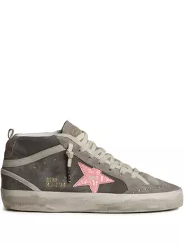 Кроссовки Mid Star из замши Golden Goose, серый