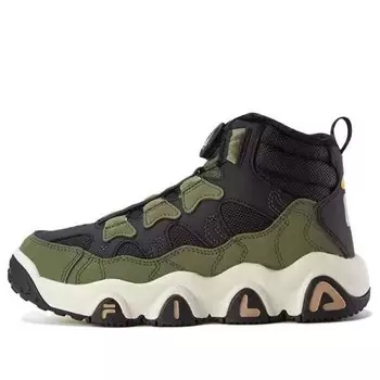 Кроссовки mid-top boots 'olive green black' Fila, зеленый