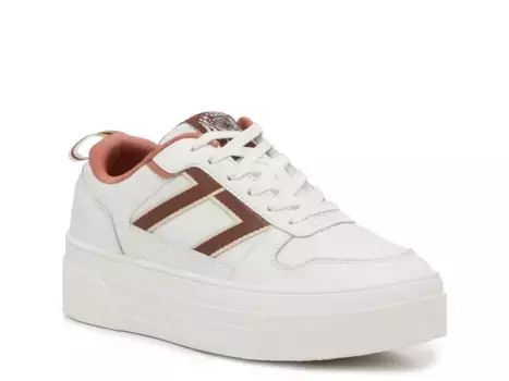 Кроссовки Midtown Lo 2.0 Platform Sneaker Le Tigre, цвет brightwhite_mahoganyfabric