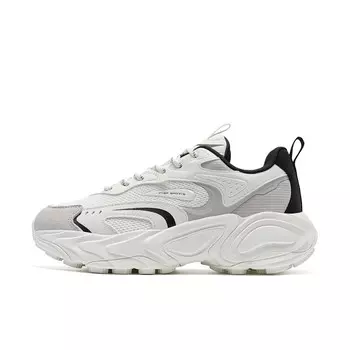 Кроссовки Migratory Lifestyle женская с низким верхом Sail белого цвета Xtep, цвет Sail White