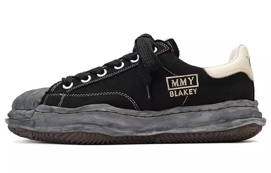 Кроссовки MIHARA YASUHIRO Blakey OG Sole Low Black, светло-зеленый