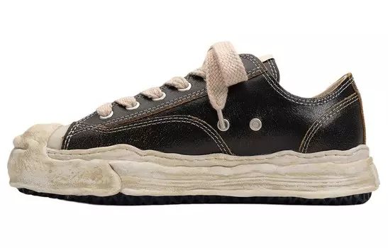 Кроссовки MIHARA YASUHIRO Hank Skateboarding Shoes Unisex Low-top, черный