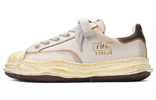 Кроссовки MIHARA YASUHIRO Maison MIHARA YASUHIRO Blakey OG Sole Vegan Leather Low White, белый