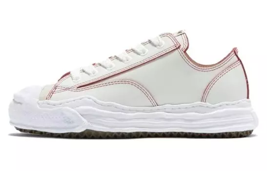 Кроссовки MIHARA YASUHIRO Skateboarding Shoes Men Low-top White, белый