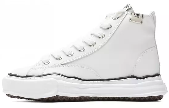 Кроссовки MIHARA YASUHIRO Skateboarding Shoes Men Low-top White, белый