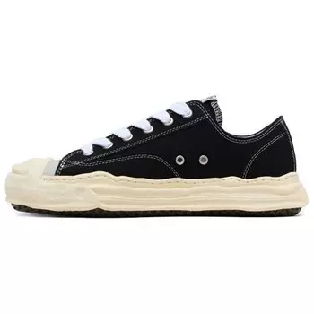 Кроссовки MIHARA YASUHIRO Skateboarding Shoes Unisex Low-top, черный