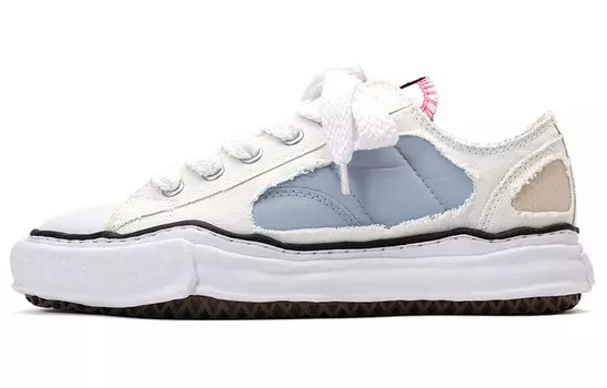 Кроссовки MIHARA YASUHIRO Stylish Skateboarding Shoes Unisex Low-top, белый