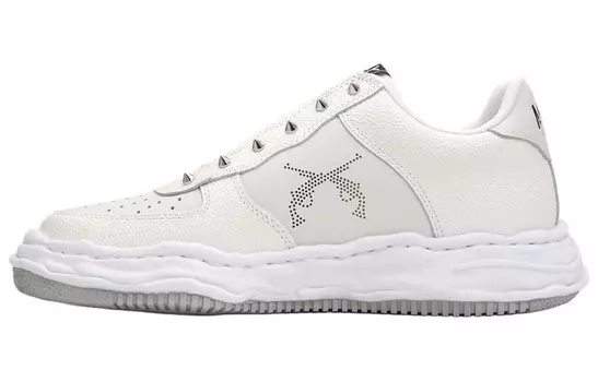 Кроссовки MIHARA YASUHIRO Wayne Lifestyle Shoes Unisex Low-top, серый/белый