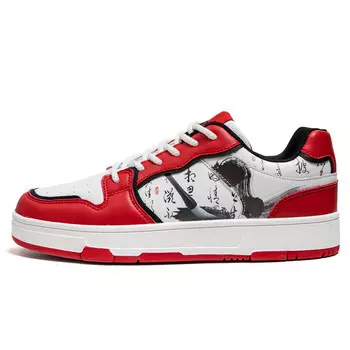 Кроссовки MIIOW Honmei Honmei Series Skateboarding Shoes Men Low-top, красный