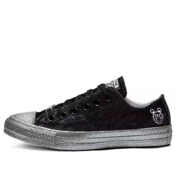 Кроссовки miley cyrus x chuck taylor all star ox 'black' Converse, черный